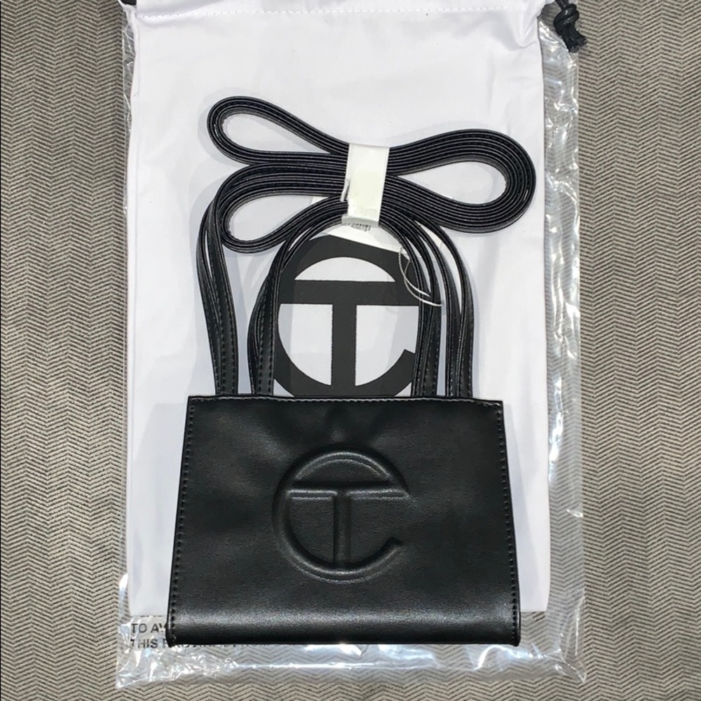 Small Black Telfar Shopper Bag